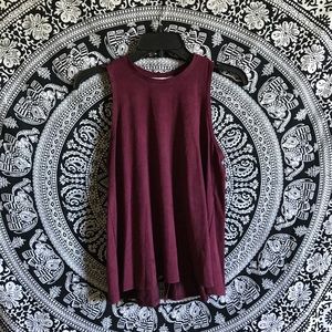 suede tank top